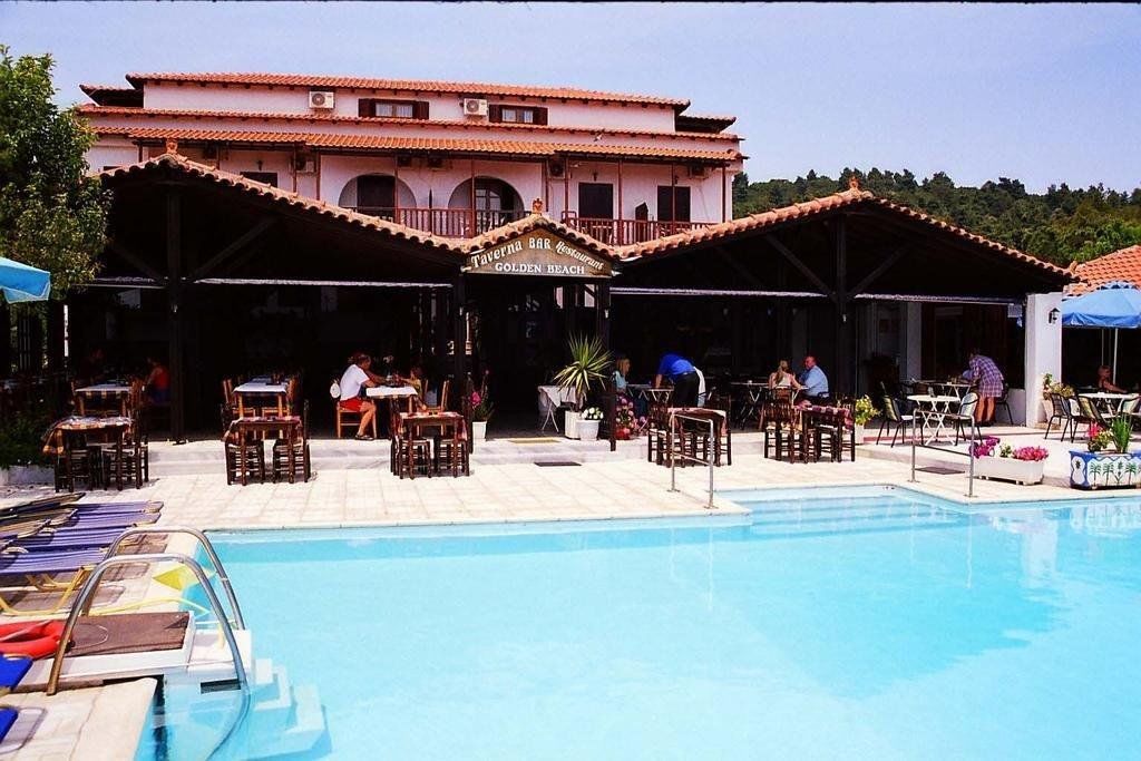 Golden Beach Koukounaries Bagian luar foto